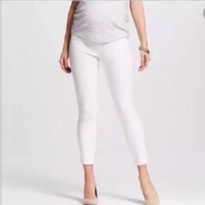 NWT Liz Lange White Maternity Jeans